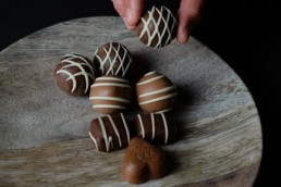 chocolate filled truffles 6 chocolate filled truffles