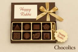 How to Choose the Perfect Chocolate Gift for Every Occasion (Even When You're Last-Minute!) 3 Chocolics Rakhi gift box with assorted chocolates
