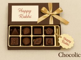 Chocolics Rakhi gift box with assorted chocolates